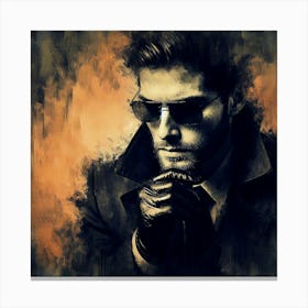 Creative Male Portrait 63 Canvas Print