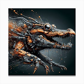 Crocodile Canvas Print