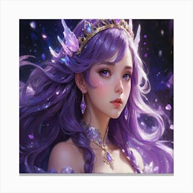 Default Anime Princess Styleface Is A Fair And Cool All Pictur 0 (1) Canvas Print