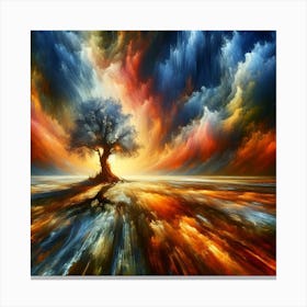 Abstract Of A Tree Canvas Print