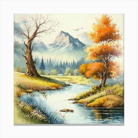 Autumn Landscape 1 Canvas Print