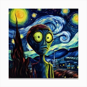 Alien Confusion Canvas Print