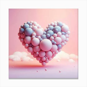 Valentine'S Day Heart Canvas Print