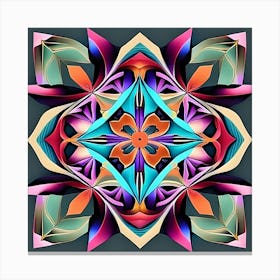 Paper Mandala Canvas Print