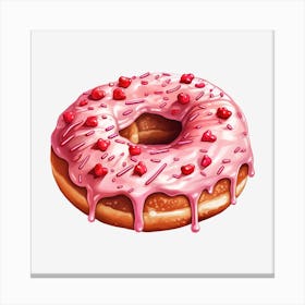 Donut With Icing 1 Canvas Print