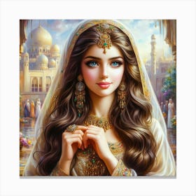 Islamic Girl1 Canvas Print