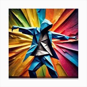 Origami Dancer 138 Canvas Print