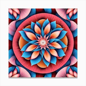 Psychedelic Mandala 21 Canvas Print