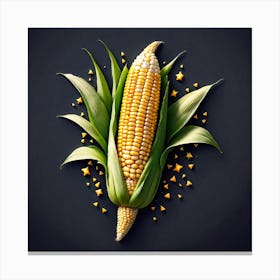 Sweetcorn As A Logo (13) Canvas Print