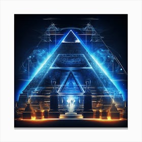 Egyptian Pyramid Canvas Print