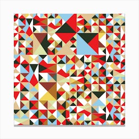 Abstract Triangles Canvas Print