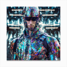 Futuristic Man 205 Canvas Print