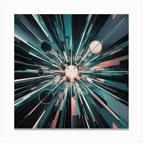 Abstract Space Canvas Print