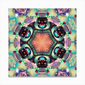 Psychedelic Mandala 64 Canvas Print