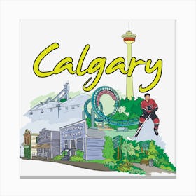 Calgary Canvas Print