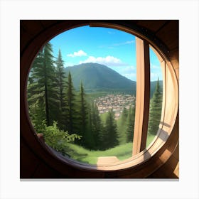 View From Hobbit House Canvas Print