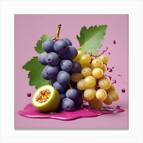 Grapes And Figs Canvas Print