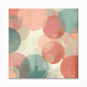 Abstract Circles Canvas Art 1 Canvas Print