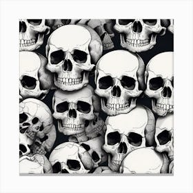 Skulls 10 Canvas Print