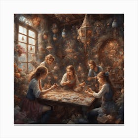 Beauty And The Beast Canvas Print