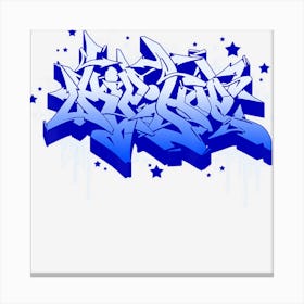 Hip Hop Wildstyle Graffiti B Boy Graff Urban Street Canvas Print