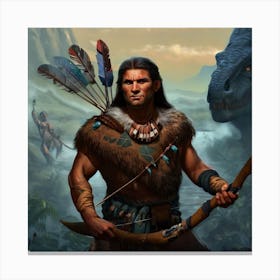 Native American Warrior Canvas Print