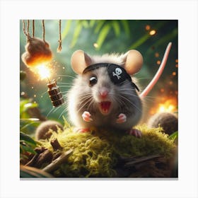 Pirate Mouse 1 Canvas Print