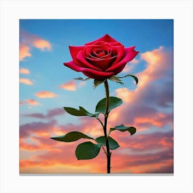 Rose flower Canvas Print