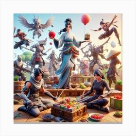 Fornite V3 Canvas Print