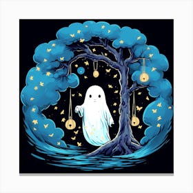 Ghost In The Tree Canvas Print