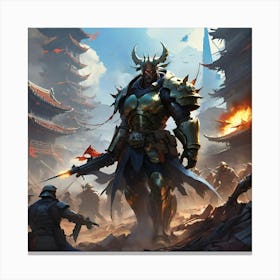 Kings Of War Canvas Print