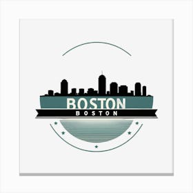 Boston Boston Logo Canvas Print