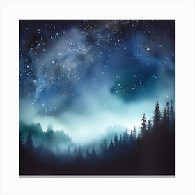 Night Sky Canvas Print Canvas Print