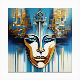 Egyptian Mask Canvas Print