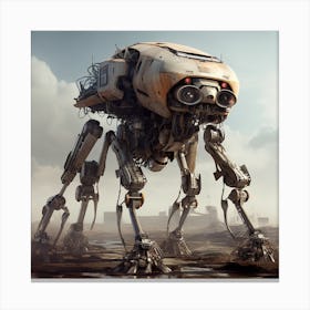 Star Wars Painting Canvas Print