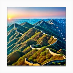 Great Wall Of China Canvas Print
