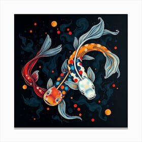 Koi Fish 127 Lienzo