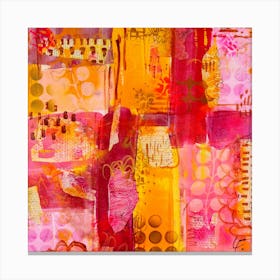 Bang! Abstract Painting Canvas Print