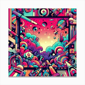 Psychedelic Art Canvas Print