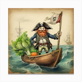 Pirates Of The Sea Canvas Print