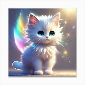 Cute Kitten Canvas Print