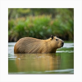 Capybara Canvas Print