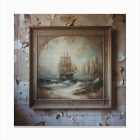 Abandoned Ship Canvas Print