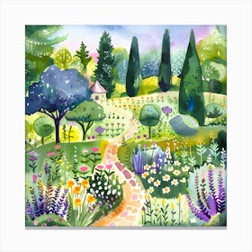 Garden Path Canvas Print