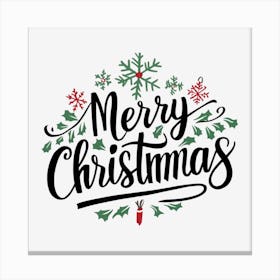 Merry Christmas Canvas Print