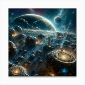 A Breathtaking Depiction Of The Kuiper Belt, Showc Canvas Print