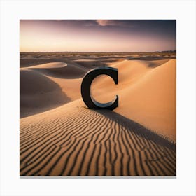 The Letter C Canvas Print