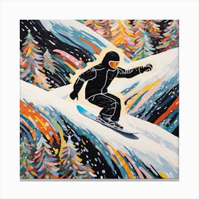 Snowboarder Canvas Print