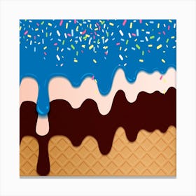 Ice Cream Sundae 2 Canvas Print