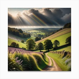 Rainbow Road Canvas Print